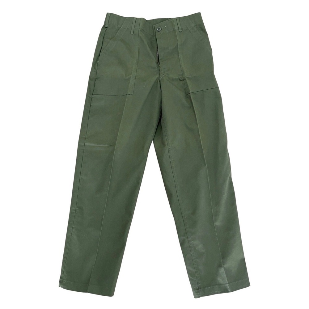 Vintage 70's Military OG-507 Fatigue Pants Olive Green Utility Mens Sz 36x29